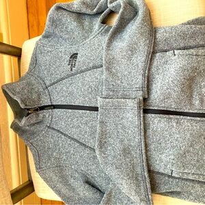 The North Face light blue fleece zip-up “better sweater”